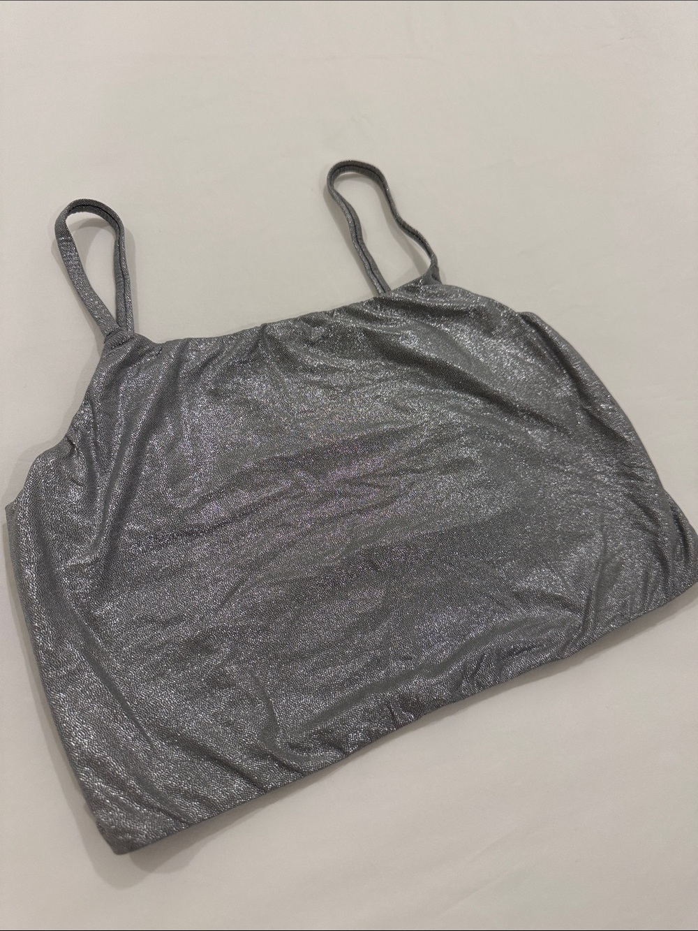 SKIMS Silver Shimmer Bralette